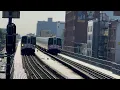 M9 LIRR train action at Nostrand Avenue