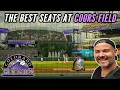 Colorado Rockies FRONT ROW VIP Seats behind home plate Toyota Clubhouse