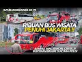 Download Lagu HUT BHAYANGKARA FULL BUS WISATA BUAT MACET JAKARTA‼️BUBARAN RIBUAN BUS WISATA DARI GBK KE MONAS