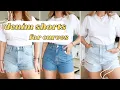 THE BEST DENIM SHORTS FOR CURVY BODY TYPES