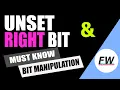 How to Unset the Rightmost 1 in a number - Bit Manipulation Interview