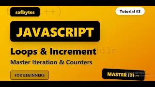 JavaScript Loops for Beginners in 5 minutes for while break continue JS Tutorial