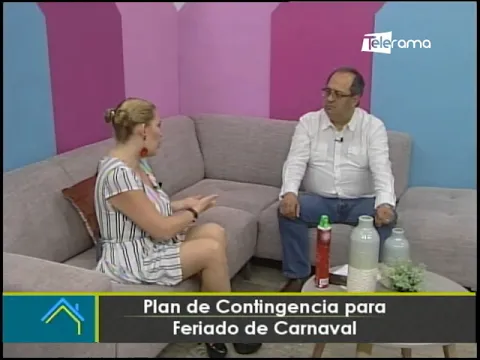 Plan de contingencia para feriado de carnaval