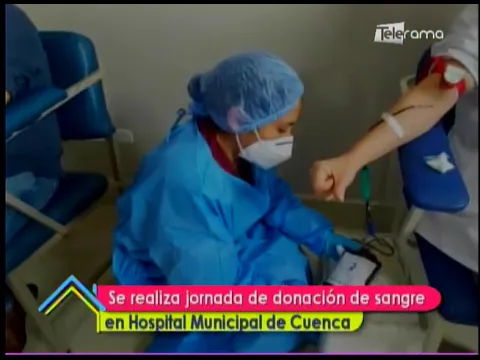 Se realiza jornada de donación de sangre en Hospital Municipal de Cuenca