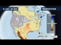 Monthly precipitation forecast for the USA 2026