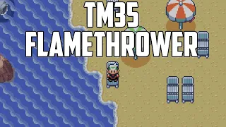 Where to Find TM35 Flamethrower - Pokemon Emerald