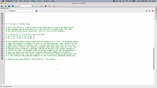 7 7 Part 2 Driver s License Exam - Python
