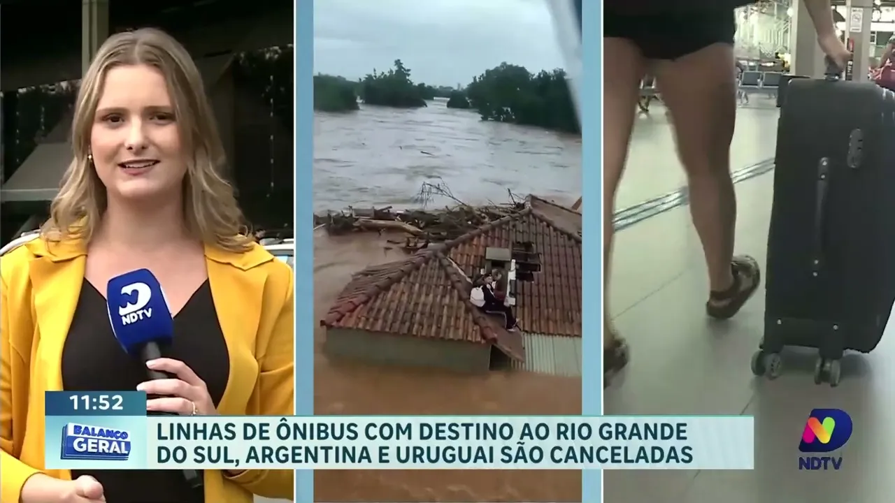 Cancelamento de rotas: linhas de ônibus para o Rio Grande do Sul e países vizinhos afetadas