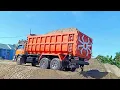 Download Lagu Dump Truk Pasir Mitsubishi Fuso Muatan Full Bak Jomplang Pasir Putih