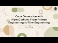 2024 Best AI Paper Code Generation with AlphaCodium From Prompt Engineering to Flow Engineering