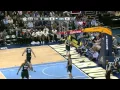 Ty Lawson hits 10 three pointers in a row vs TImberwolves Apr 9 2011