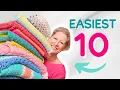 Top 10 Mindless Crochet Blanket Patterns You Can Make Today