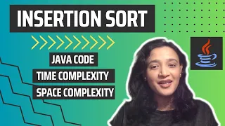 How Insertion Sort works Sorting Algorithm Explanation Java Code