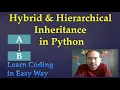 46 Hybrid Hierarchical Inheritance in Python