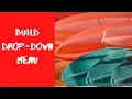 HOW TO CREATE A DROP-DOWN MENU IN HTML AND CSS - HTML CSS FOR BEGINNERS