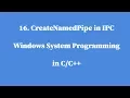 16 CreateNamedPipe in IPC - Windows System Programming in
