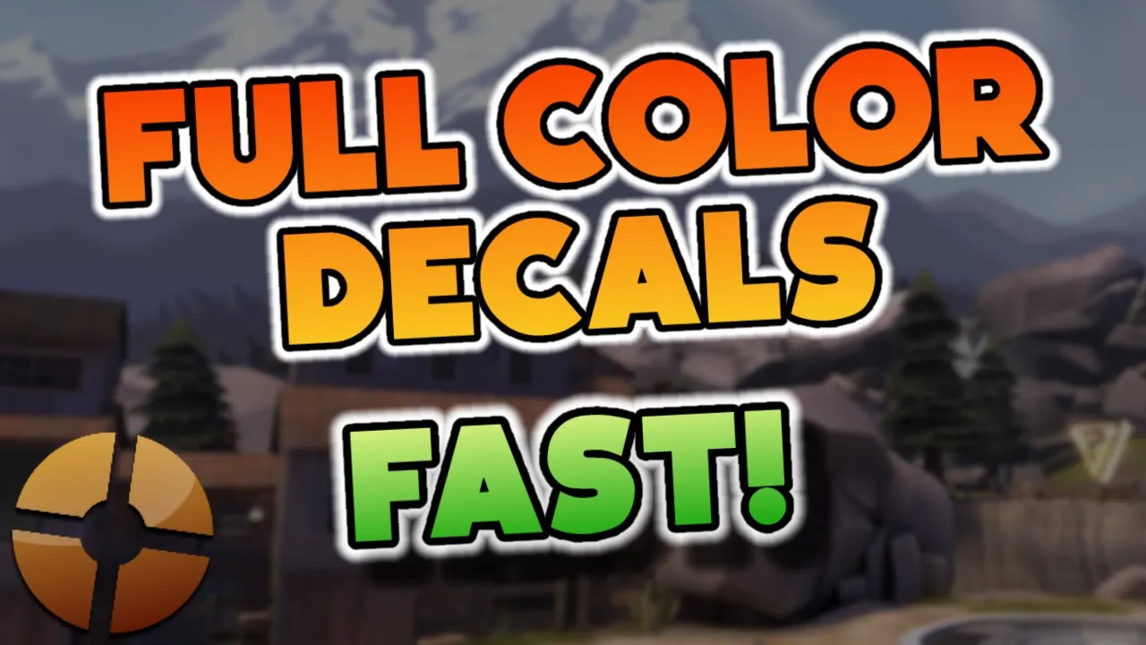 [TF2] FULL COLOR DECALS TUTORIAL IN 2022