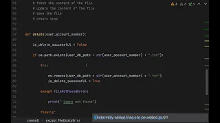 Python - 29 File System Database Project