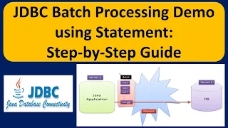JDBC Batch Processing Demo using Statement Step-by-Step Guide