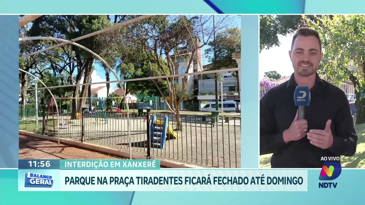 Parquinho fechado para reforma em Xanxerê e problemas no esgoto em Itá: Veja os detalhes