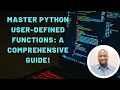 Python User-Defined Functions Create and Use Custom Functions Effectively