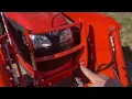 How to Open a Kubota Tractor Hood in 32 Seconds