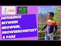 EP7 Playwright Java Tutorial Difference Between Browser BrowserContext Page Real-Time Demo