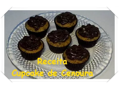 RECEITA CUPCAKE DE CENOURA #PASCOA