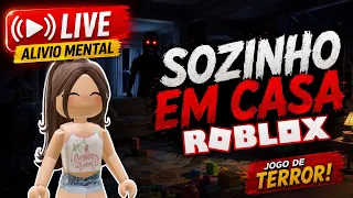 LIVE SOZINHO EM CASA (anomalia) - ROBLOX 🎮🕹️