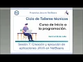 Introduccion a la programacion - Creacion y ejecucion de aplicaciones JAVA en NetBeans