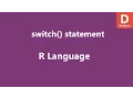 R Programming Switch function