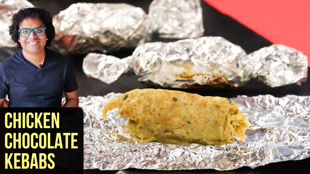 Chicken Chocolate Kebab   How To Make Kebabs In Foil Paper   Seekh Kebab Recipe By Varun Inamdar