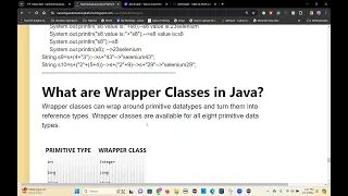 CoreJava Strings Programs Wrapper Classes Feb 14 2024