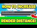 How To Increase Your Render Distance in Minecraft Bedrock