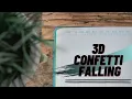 3D Confetti Falling Javascript Yes I Can Do