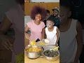 Traditional African Dinner Fufu with Egusi Soup Black Soup Pounded Yam