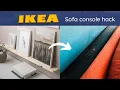 IKEA Hack DIY Sofa Console