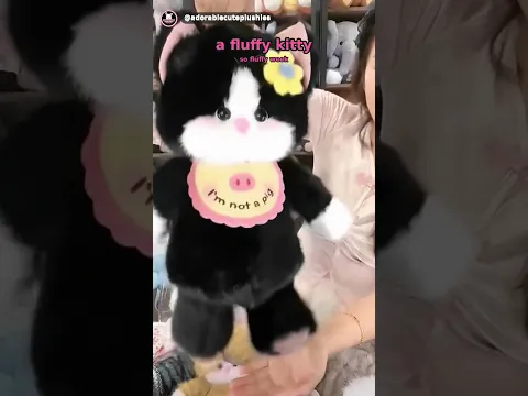 Tuxedo Cat 🐱 | So Fluffy Week | Adorable Cute Plushies