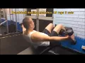 Ab workout in gym