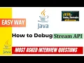 How to debug Stream API Java 8 Peek method