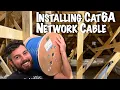 Adding New Cat6A Ethernet Network Cable Around the House Thanks to FS for Sponsoring this Install