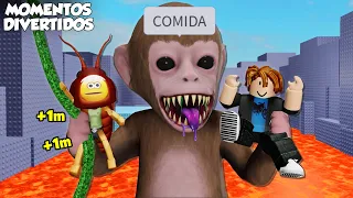 ESCAPA DEL MONO ATERRADOR OBBY ASMR TECLADO +1 VELOCIDAD (momentos divertidos) (roblox)
