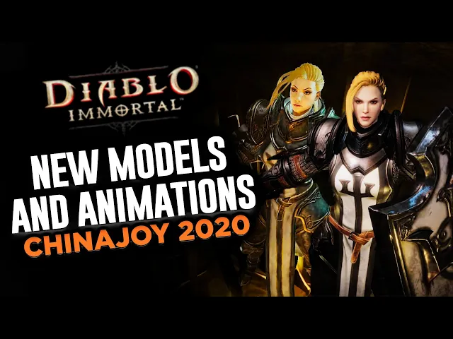 ChinaJoy 2020: Diablo Immortal China updated models and animations