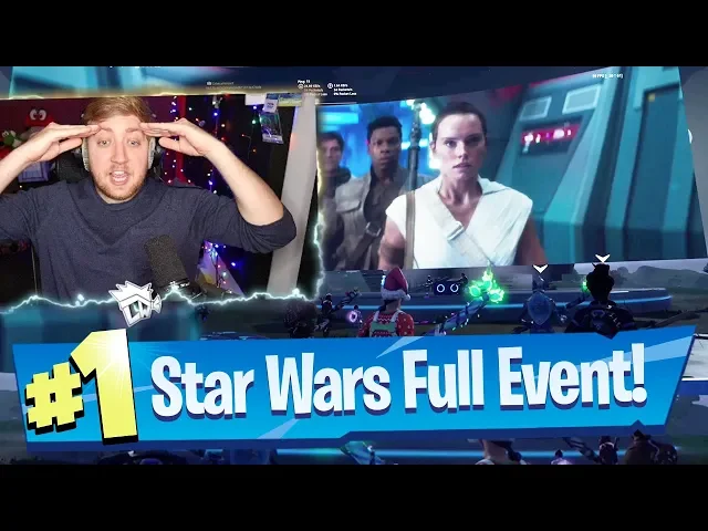 Fortnite Star Wars 'Live At Risky Reels' FULL Event Gameplay (Jedi Mind Trick Scene)
