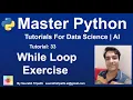 33 While Loop Exercise