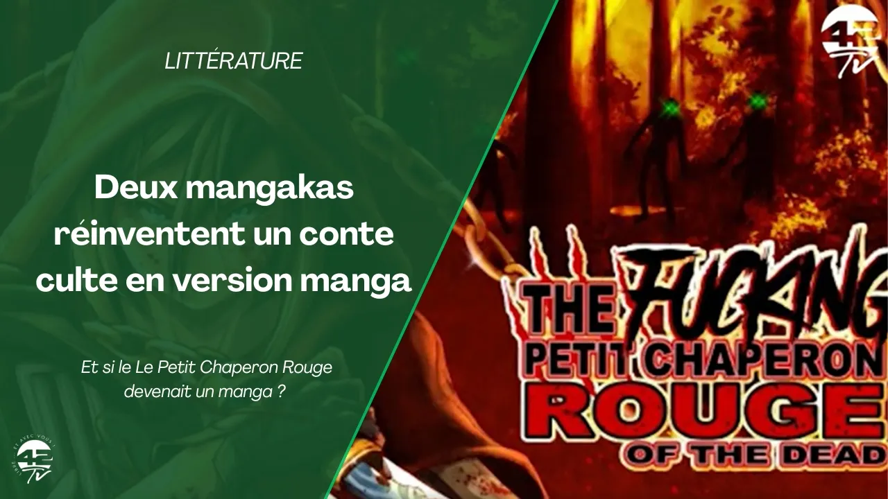 ⁣Le Petit Chaperon Rouge version manga… et beaucoup plus sombre !