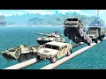 Lagu Battle of Military Vehicles - Who is better? - Beamng drive