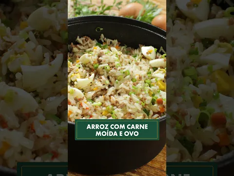 ARROZ COM CARNE MOÍDA E OVO FÁCIL E RÁPIDO DE FAZER! SIMPLES E SABOROSO! - CHEF TAICO