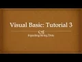 Visual Basic Tutorial 3