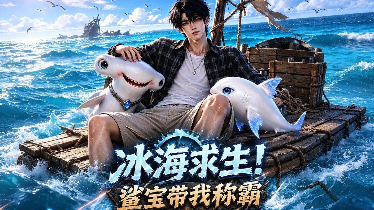 一口氣看完 一葉木筏,雙鯊為伴,稱霸冰海